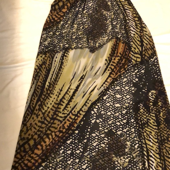 CLEO NWOT Vintage Size 4 Maxi dress multicolour prairie festival/wedding #095 - Picture 11 of 14